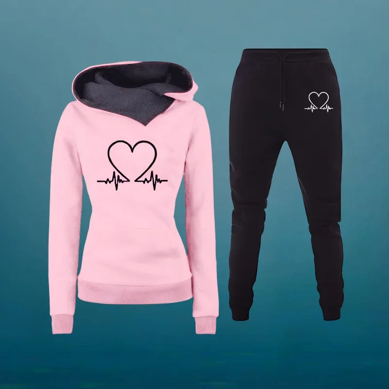Pulssæt® | Träningsdräkt – Bekväm fleece med kärleksfull design Pulssæt® | Träningsdräkt – Bekväm fleece med kärleksfull design