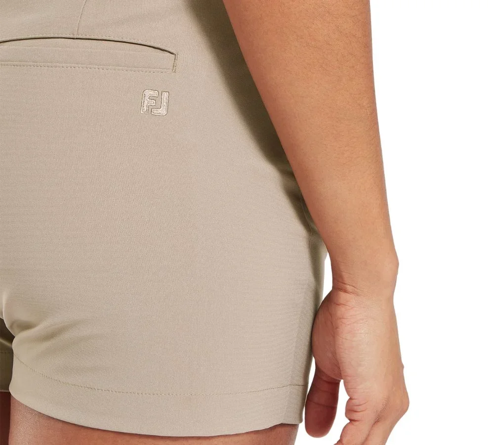 FootJoy Women's Short Golfshorts Dam - Beige - Bild 3