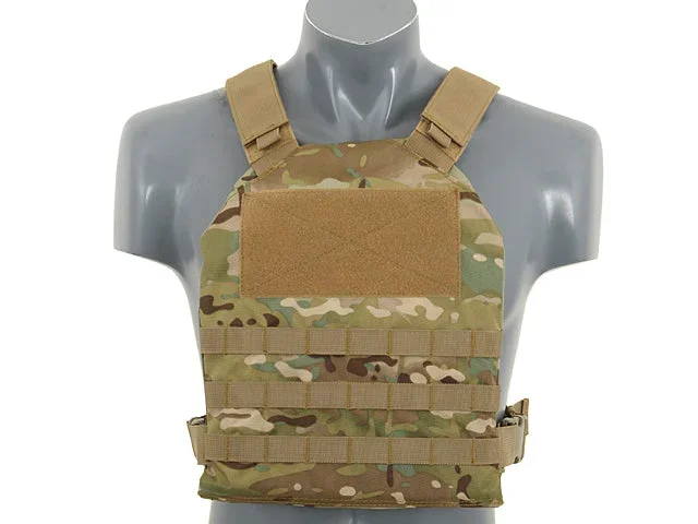 Simpel Plate Carrier med dummy soft armor-indsatser – Multicam - Bild 1