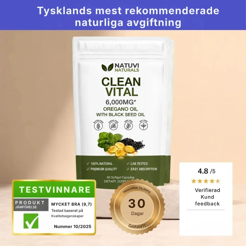 Clean Vital® | Avancerad 2-in-1 Dual Parasite Formula för naturlig kroppsrengöring, energi och dagligt välbefinnande - Bild 1