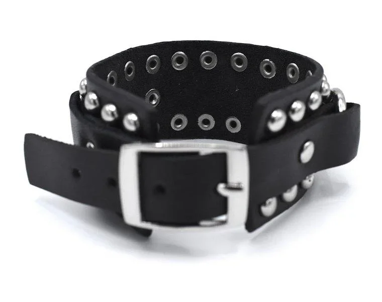 Nitarmband med spänne och runda nitar - Bild 2