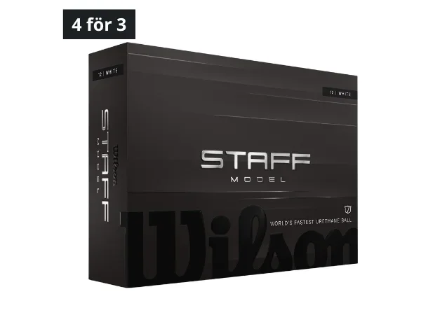 Wilson Staff Model – White 12-pack Golfbollar Wilson Staff Model – White 12-pack Golfbollar