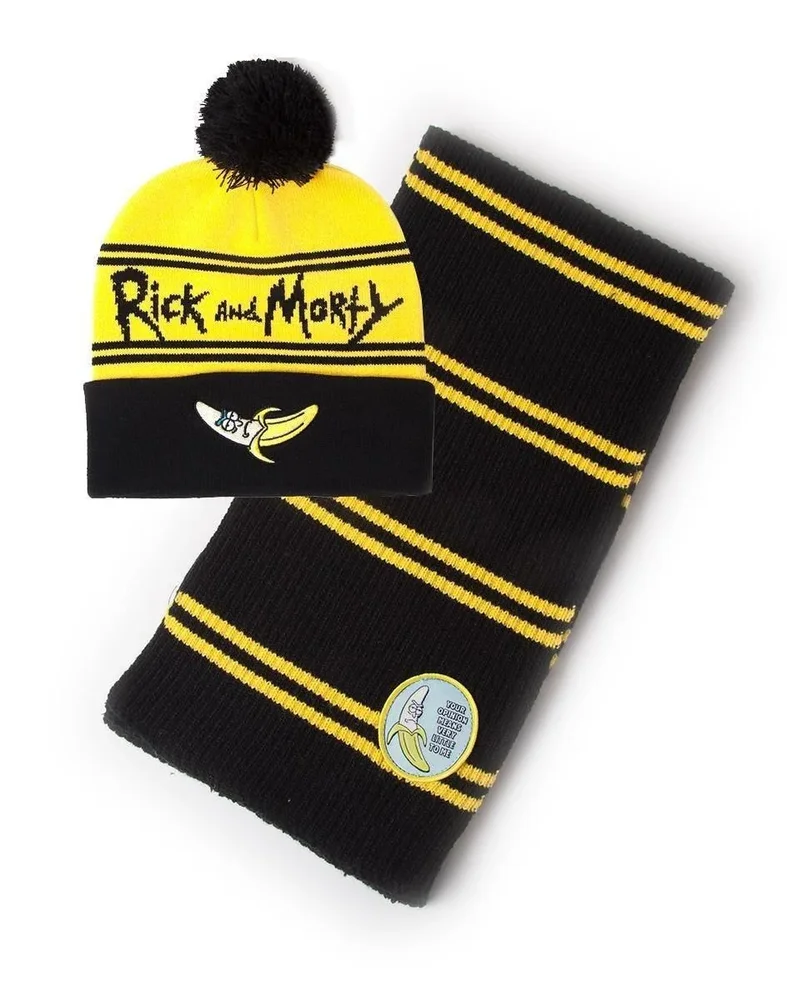 Rick and Morty mössa och halsduk (presentset) - Bild 1