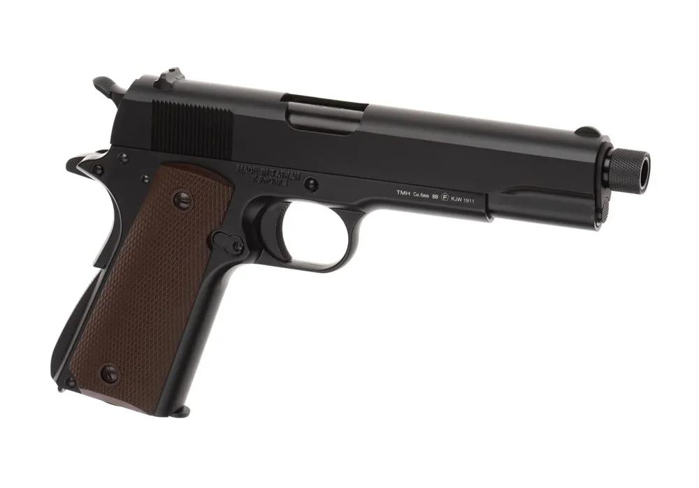 KJ Works M1911 TBC Full Metal GBB - Black - Bild 1