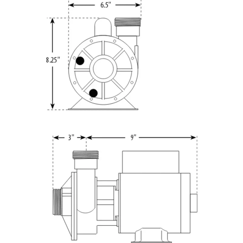 Cirkulations pump Waterway Iron Might 1/8HP - Bild 2