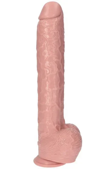 Italian Giant Golia Flesh – Monsterdildo 41 cm med sugkopp och realistisk ådring - Bild 1