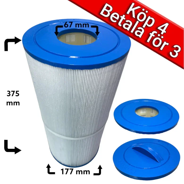 4-pack Spafilter som passar b.la. Caldera spas, Hotspring 4 för 3 4-pack Spafilter som passar b.la. Caldera spas, Hotspring 4 för 3