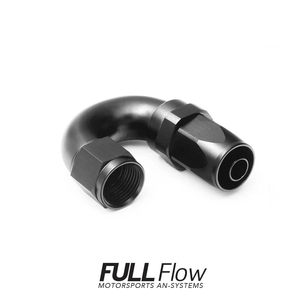 Full Flow AN Hose End Fitting 180 Degree AN-4 Full Flow AN Hose End Fitting 180 Degree AN-4