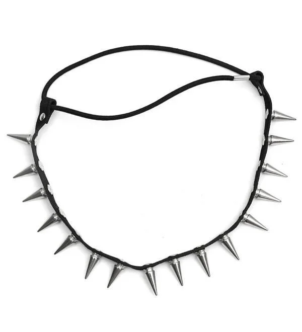 Hårband med spetsiga nitar - Bild 2