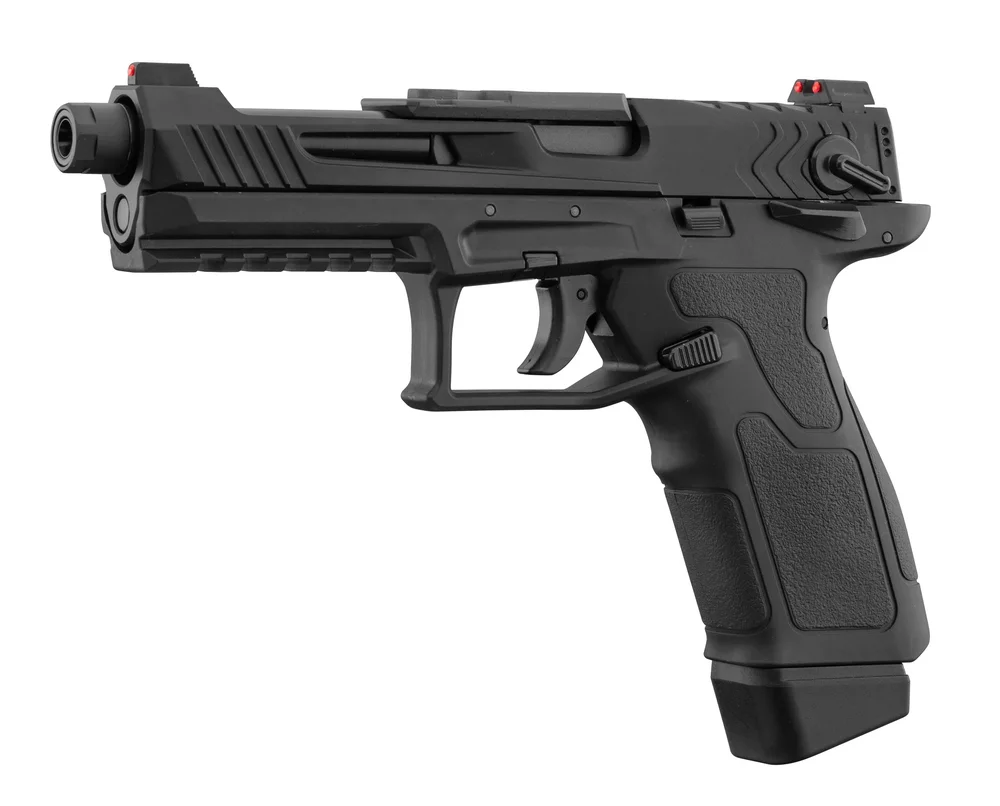 GBB Lancer Tactical LTX Competition airsoft pistol Black - Bild 2