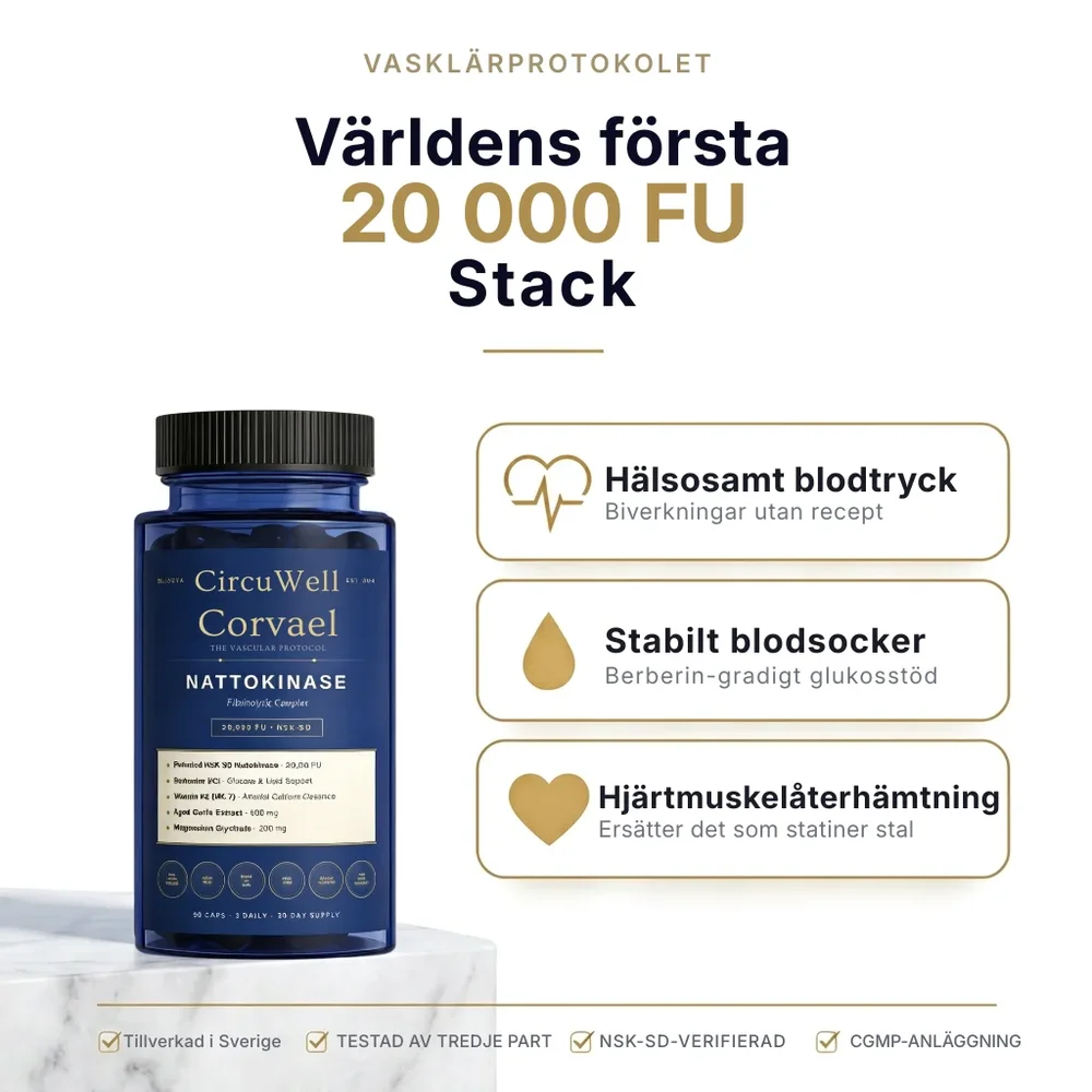 CircuWell® Corvael Nattokinase fibrinolytiskt komplex - Bild 1