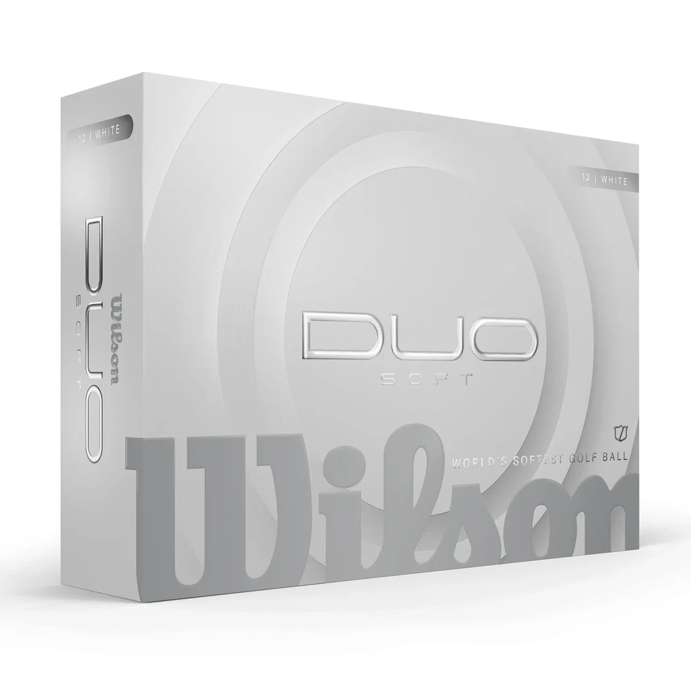 Wilson DUO SOFT White 12-pack Golfbollar - Bild 2