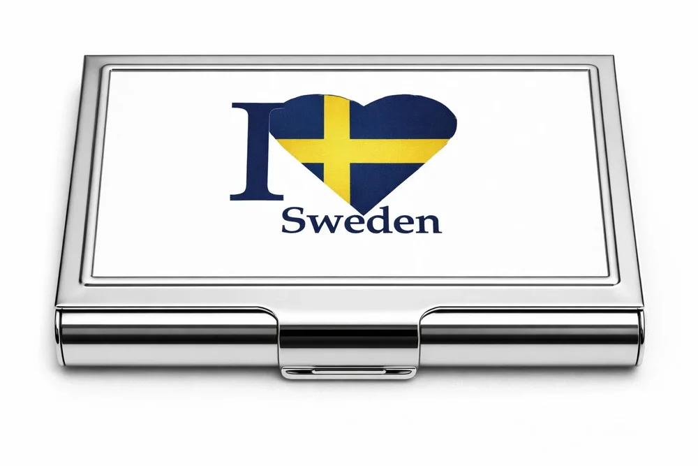 Korthållare - I love Sweden - Bild 1
