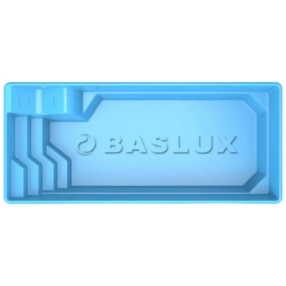 Glasfiberpool MAXI SPA 8,00m x 3,50m x 1,50m Glasfiberpool MAXI SPA 8,00m x 3,50m x 1,50m