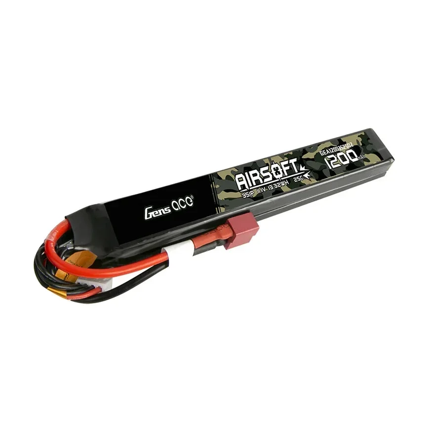 Gens ACE LiPo Batteri 11,1V 1200mAh 25C - Nunchuk T-Dean - Bild 3