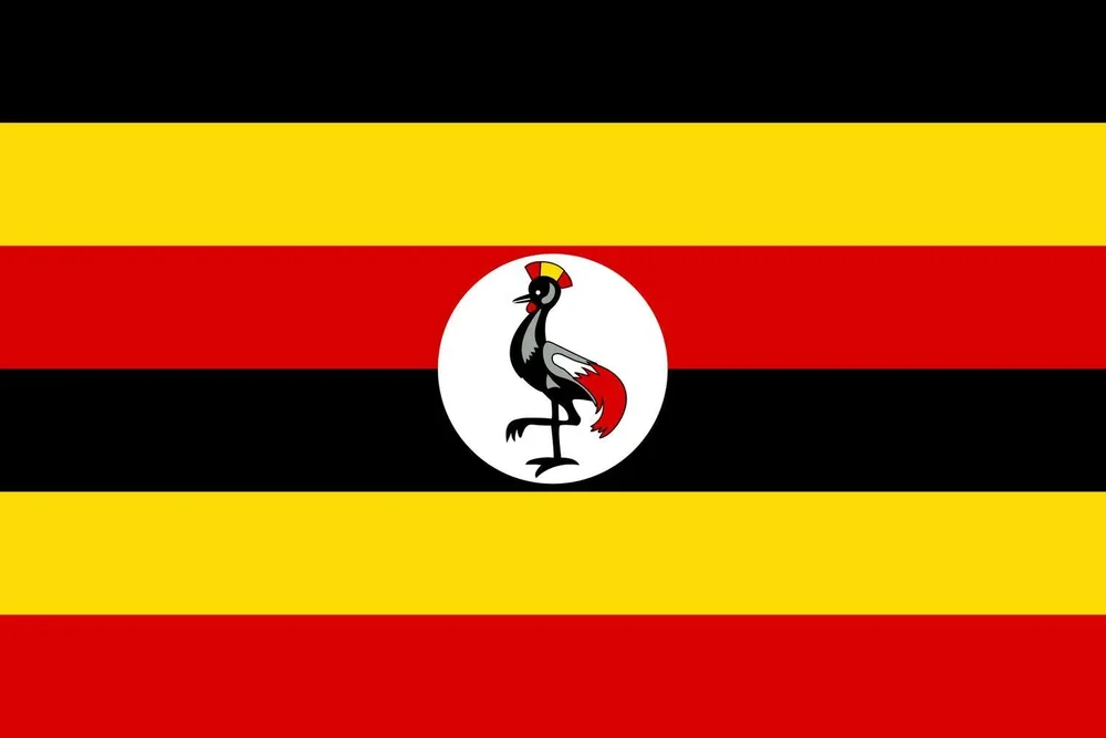 Uganda flagga