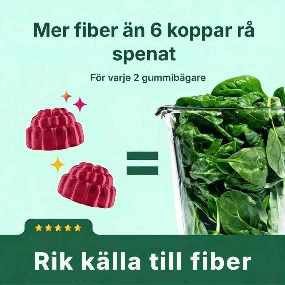 Prebiq® | Prebio-gummibonbons med kostfiber (förpackning med 60 gummibonbons) - Bild 2