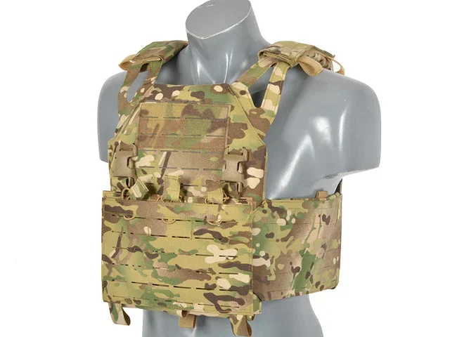 Buckle Up Operator Plate Carrier med AR15/AK-magasinlomme, laser-cut – Multicam - Bild 2