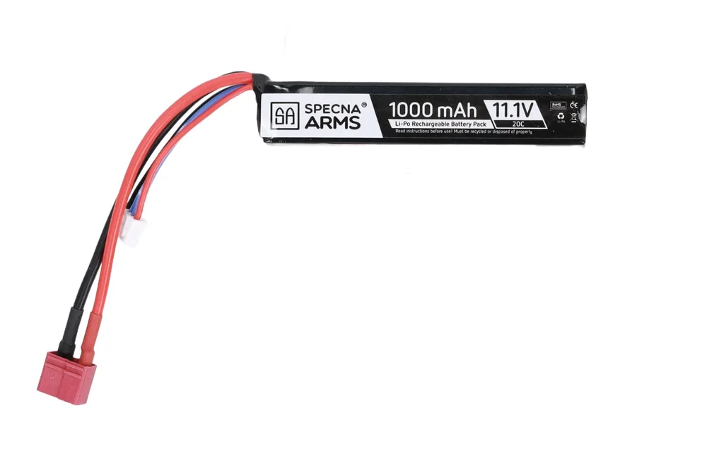 Specna Arms 11.1V 1000mAh 20C T-Connect LiPo battery (Deans) - Bild 2