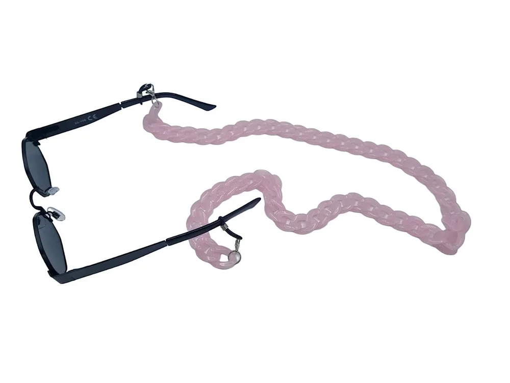 Exklusivt Senilsnöre /glasögonsnore Glasögon Kedja Pink - Bild 1