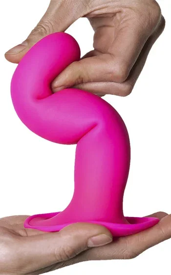 Hitsens 4 Slät Silikon Dildo – Stadig Sugkopp för Handsfree Njutning - Bild 3