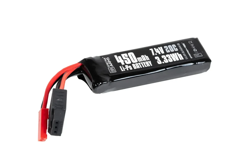 Li-Po battery Specna Arms x Gens Ace 450 mAh 20C 7.4V JST G-Tech - Bild 2