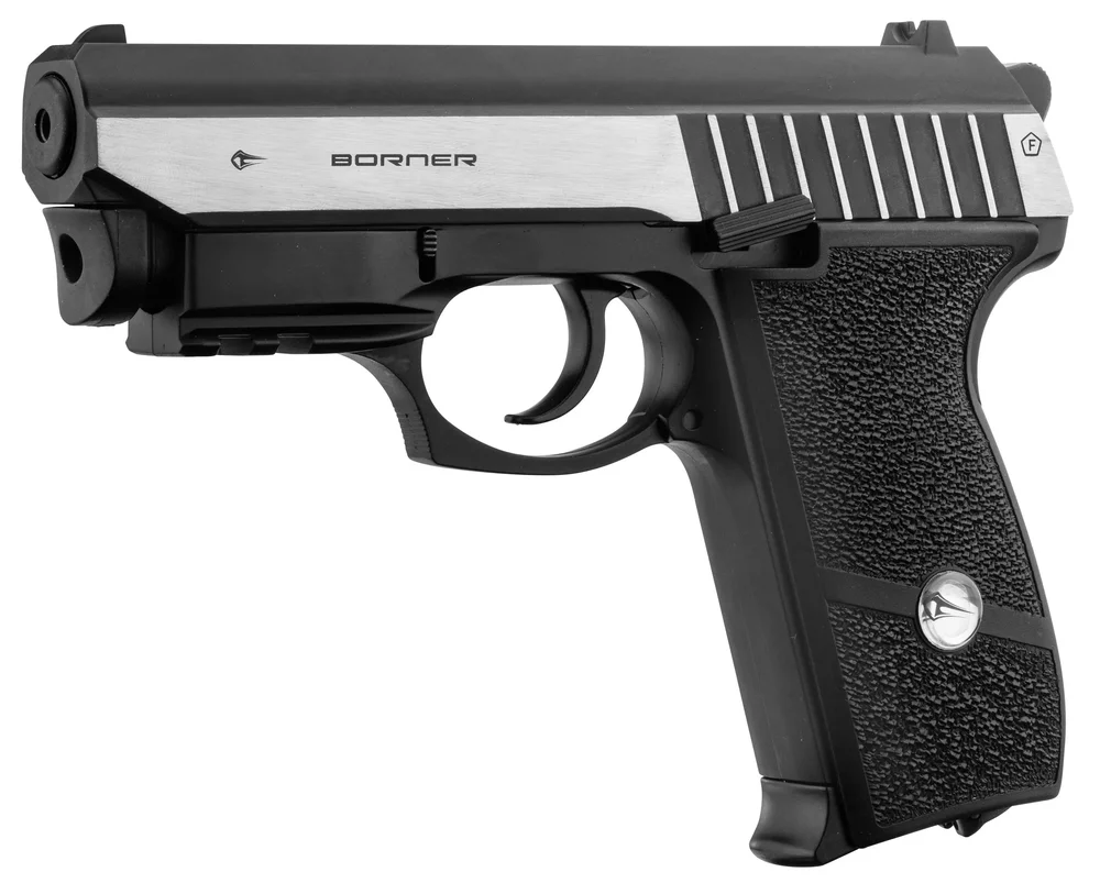 Borner Panther 801 Blowback CO2-pistol kal. .177 stål-BB med indbygget laser - Bild 1