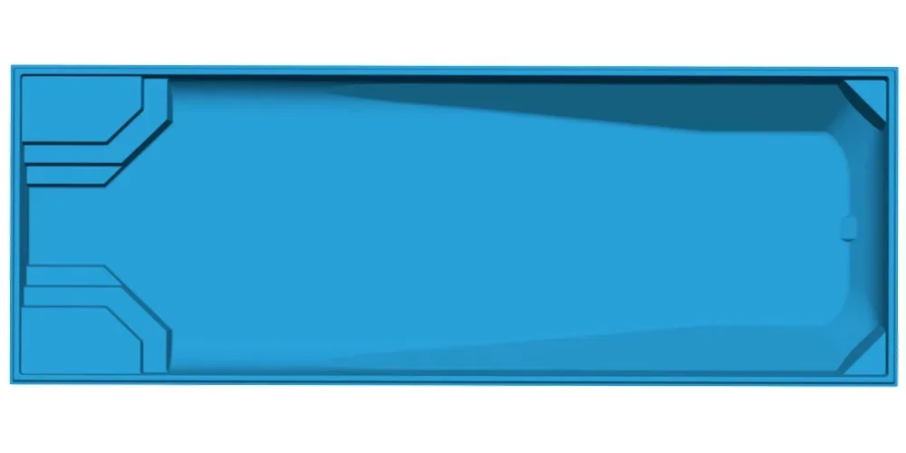 Glasfiberpool Luxor - Bild 1