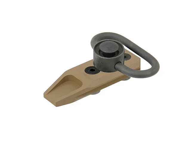 QD slingfæste med svirvel til KeyMod handguard – Desert - Bild 1