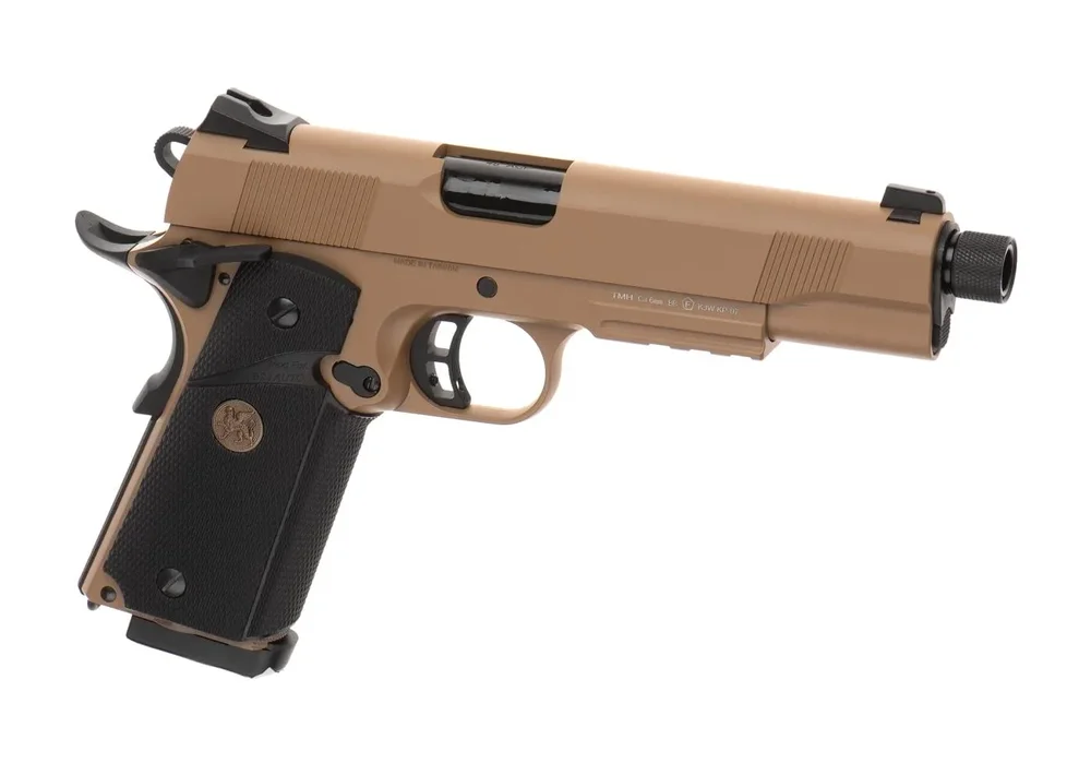 KJ Works M1911 MEU TBC Full Metal GBB - Black - Bild 1
