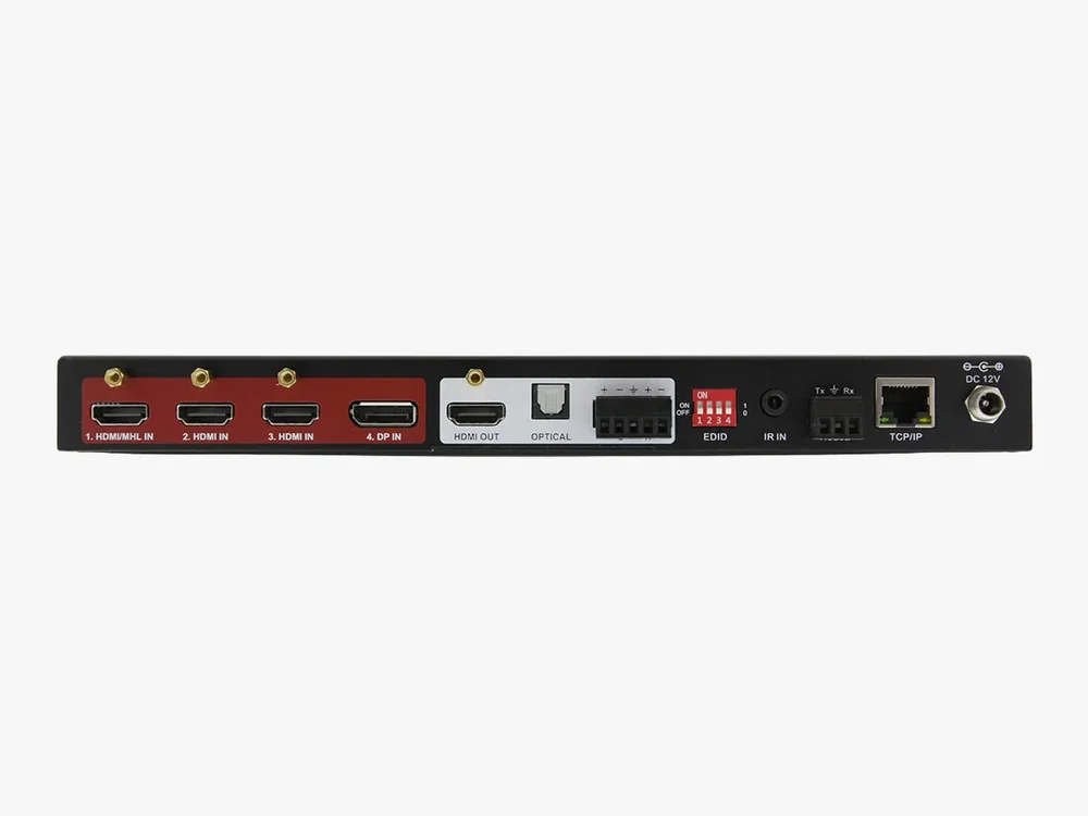18G HDMI 2.0 4×1 Presentation Switcher – Tight AV SW-H411A 18G HDMI 2.0 4×1 Presentation Switcher – Tight AV SW-H411A