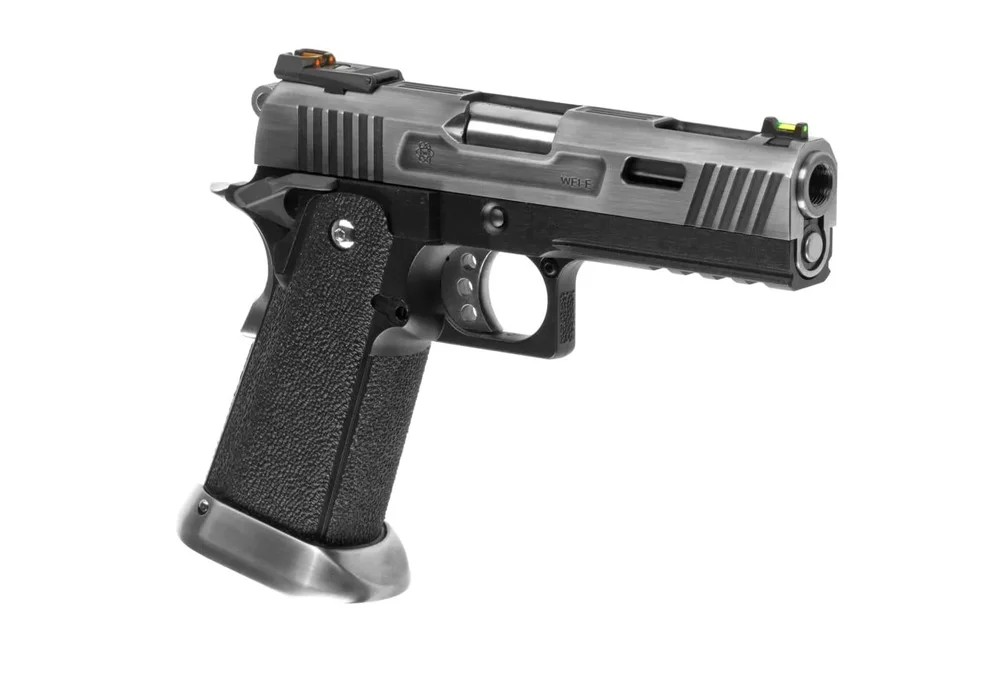 WE Hi-Capa 4.3 Force Full Metal GBB – Silver WE Hi-Capa 4.3 Force Full Metal GBB – Silver