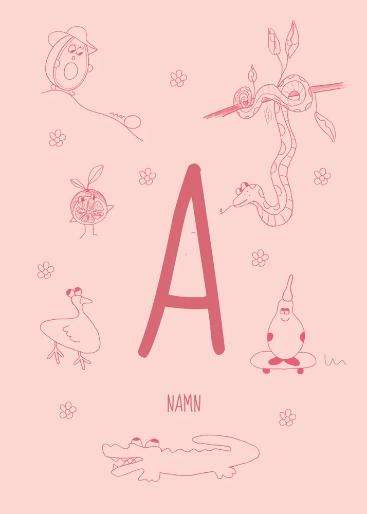 Alfabetstavla - Personlig Namntavla - Bild 3