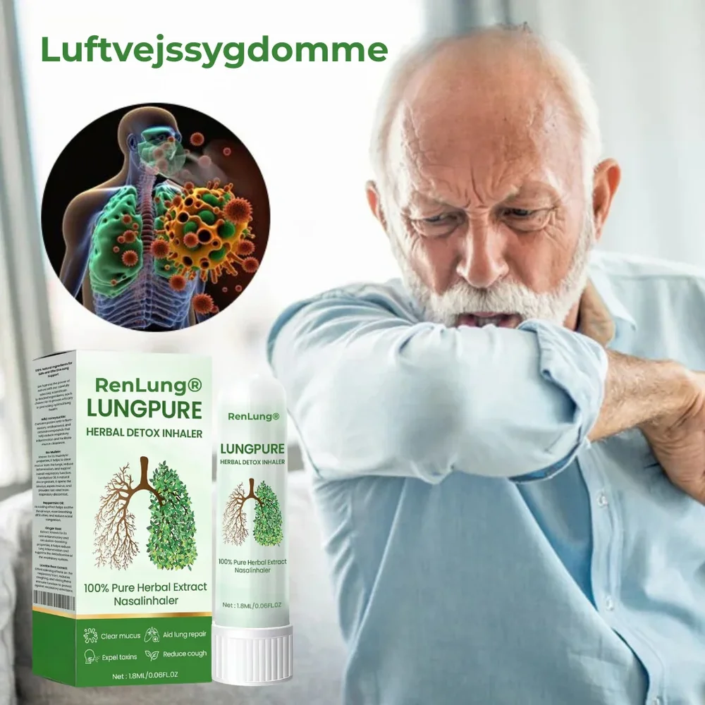 RenLung® Herbal Detox Inhaler | Snabb lindring på 15 minuter – andas lättare med RenLung® - Bild 1