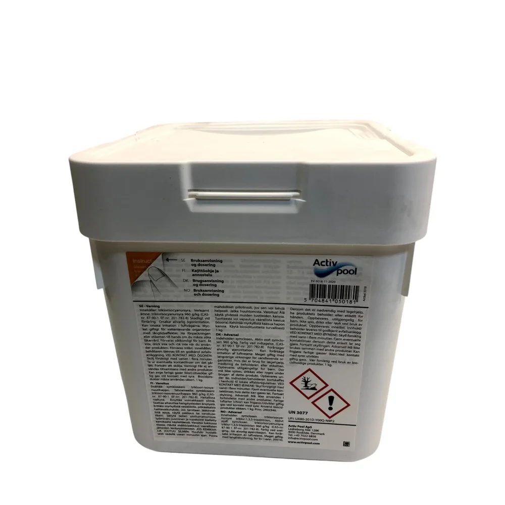 Activ Pool Klor Long Tabs 200G 5kg - Bild 2