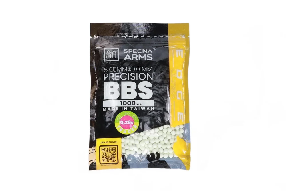 airsoft 0.28g Specna Arms EDGE ULTRA™ BIO Tracer precision BBs 1000 pieces Green airsoft 0.28g Specna Arms EDGE ULTRA™ BIO Tracer precision BBs 1000 pieces Green