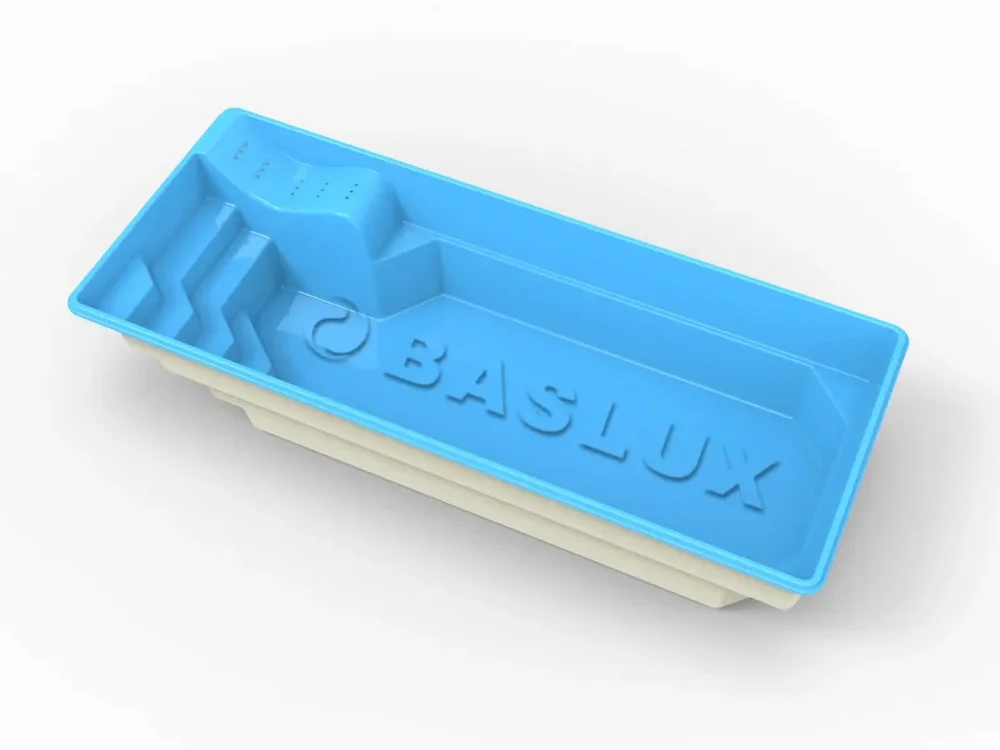 Glasfiberpool FULL RELAX 7,50m x 3,10m x 1,50m - Bild 3
