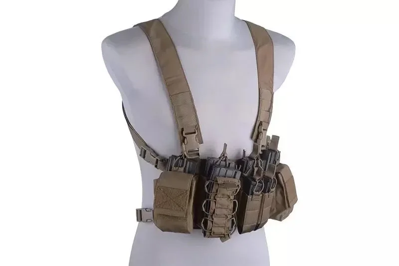 D3CR Chest Rig Tactical Vest - Tan - Bild 3