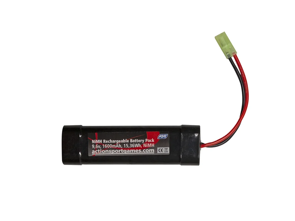 ASG Batteri – 9, 6V 1600 mAh NiMH Tamiya connector ASG Batteri – 9, 6V 1600 mAh NiMH Tamiya connector
