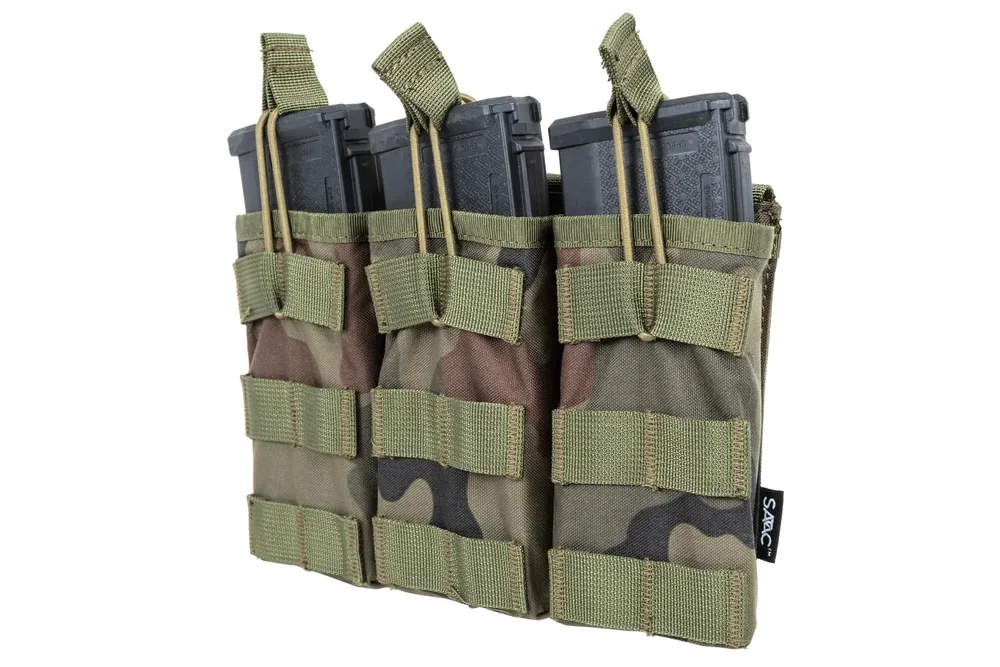 Triple magasinlommer til M4/M16 – Wz. 93 Pantera Leśna Triple magasinlommer til M4/M16 – Wz. 93 Pantera Leśna
