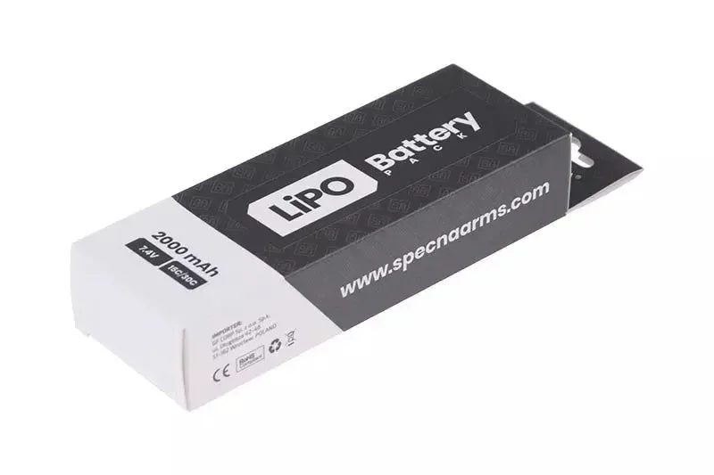LiPo 7,4V 2000mAh 15/30C Battery - Butterfly Configuration - Bild 2