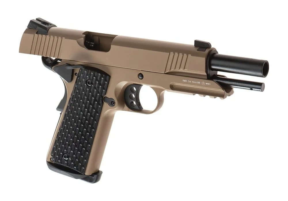 Army Armament M1911 Tactical Full Metal GBB - Desert - Bild 3