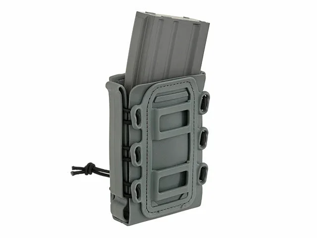 Soft shell riffelmagasinlomme til 5,56 med MOLLE-clips – Wolf Gray - Bild 2