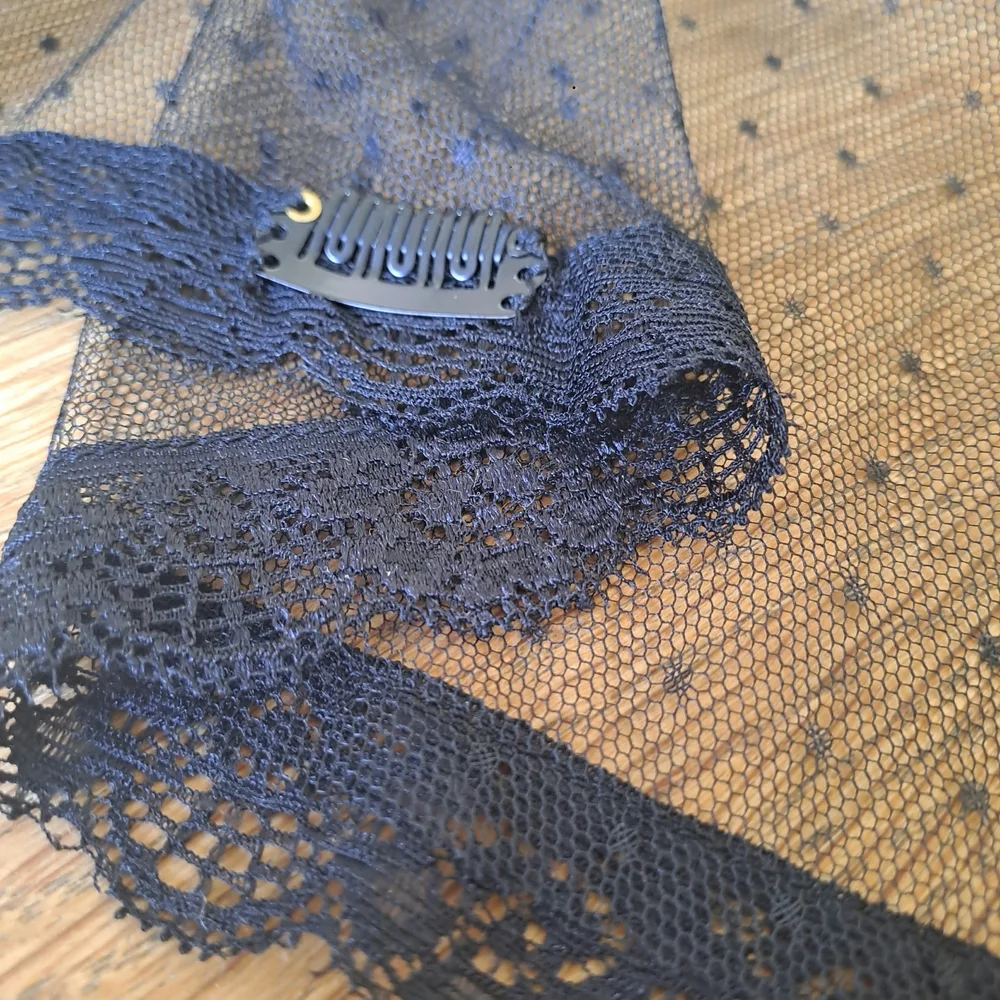 Svart mantilla - Bild 3