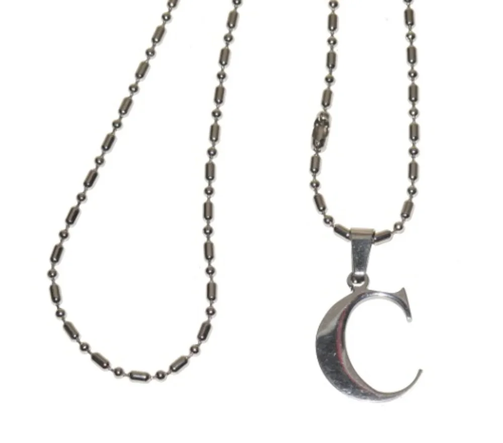 Silverfärgad halsband C