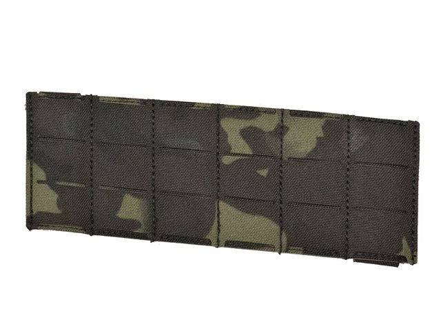 MOLLE-panel 6x3 til chest rig-harness, laser-cut – Multicam Black - Bild 3