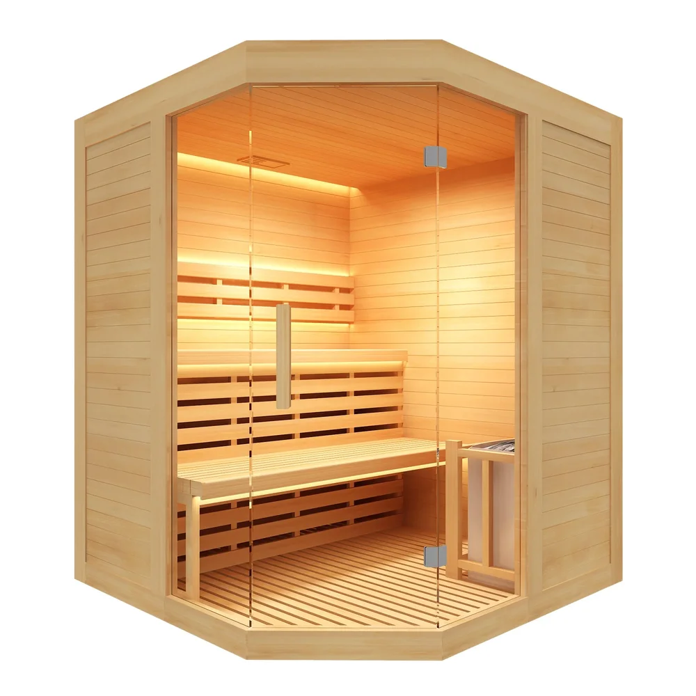 Sauna Sense Hörn 3 Personer – Traditionell Bastu 4,5 kW (Komplett paket) Sauna Sense Hörn 3 Personer – Traditionell Bastu 4,5 kW (Komplett paket)