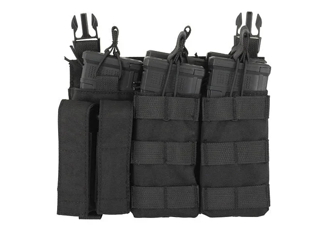 Buckle Up Triple lommepanel til 5.56/pistol – sort Buckle Up Triple lommepanel til 5.56/pistol – sort