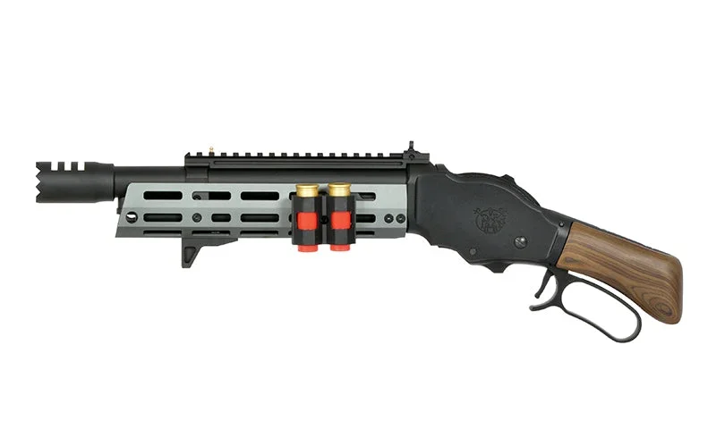 AT8701GY lever-action shotgun replika, kort - Bild 1