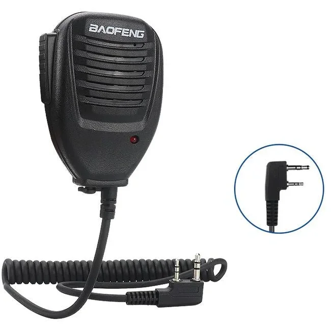 Mikrofon til Baofeng Radio Kenwood 2-Pin - Bild 1